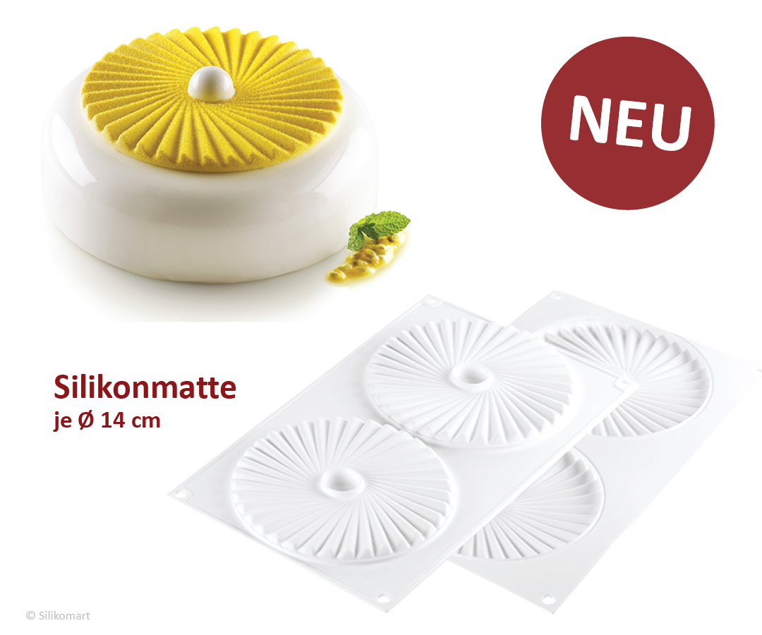 Silikonmatte Plisse 100 2er