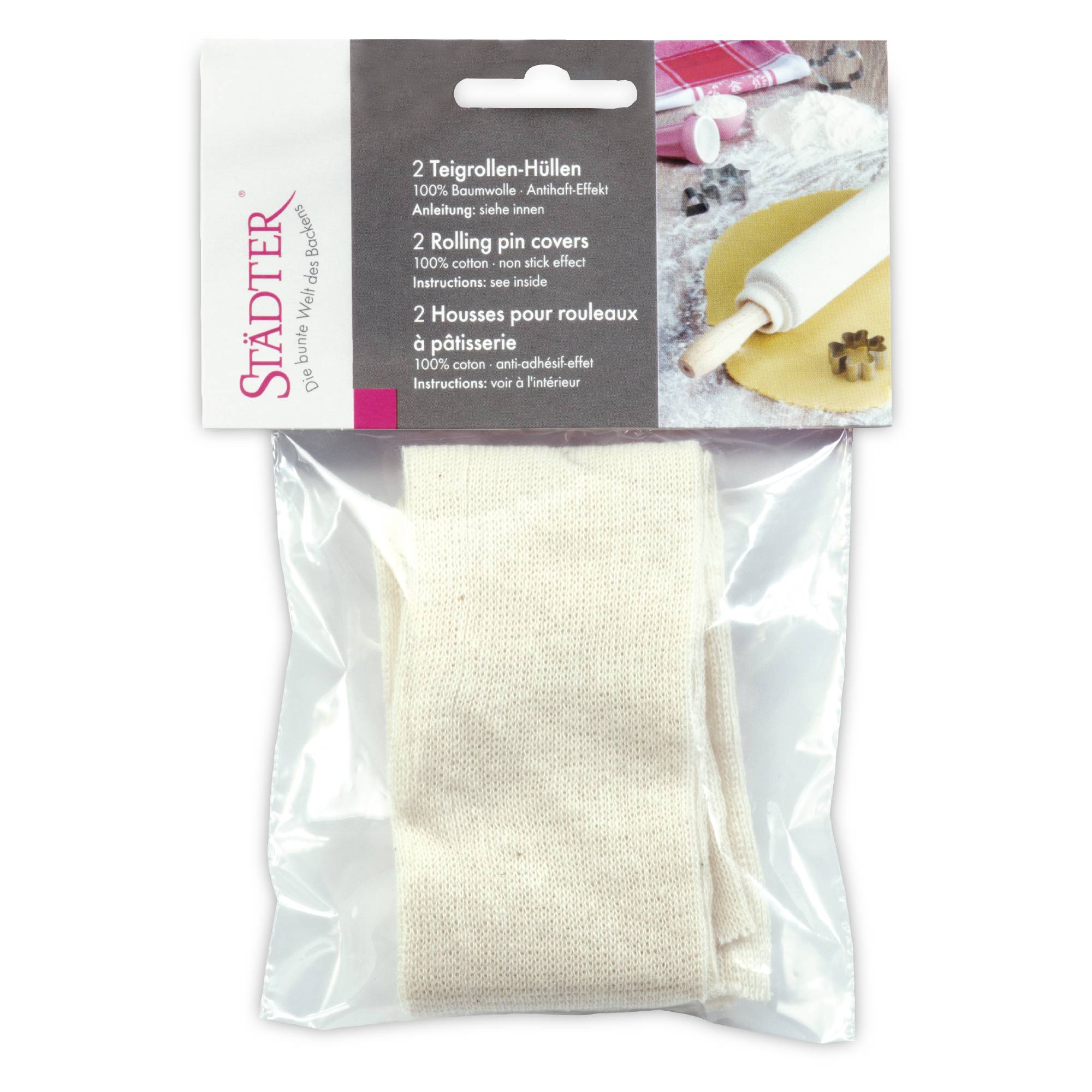 Teigrollen-Hüllen – 2 Stück