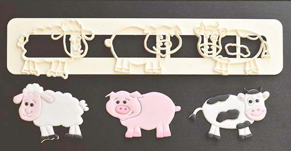 Ausstecherset Bauernhof Tiere