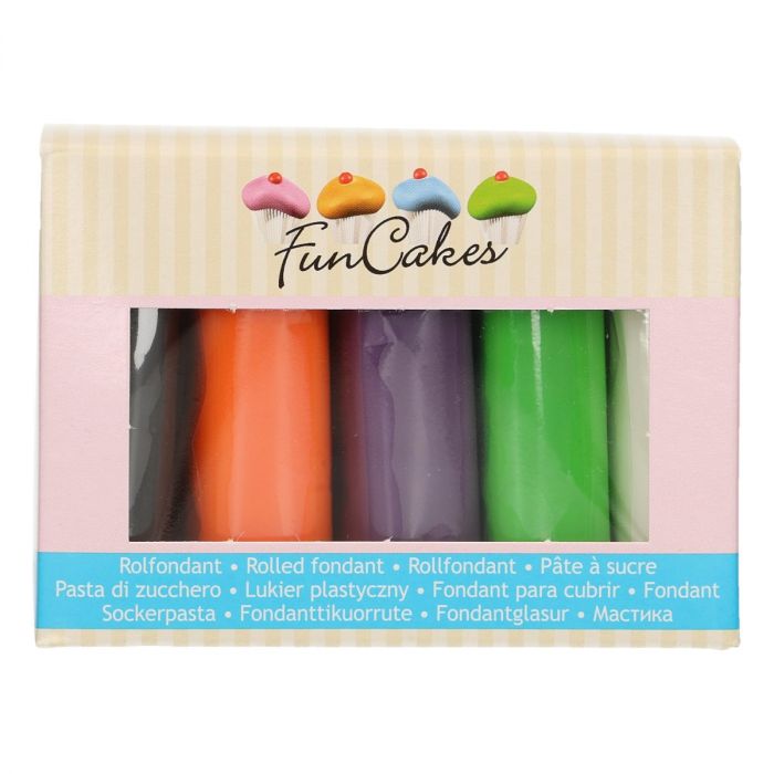 Rollfondant Multipack Halloween 5 x 100 g