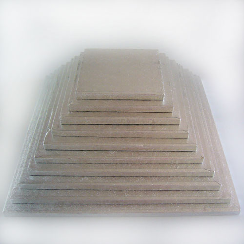 Tortenplatte silber 200x200mm