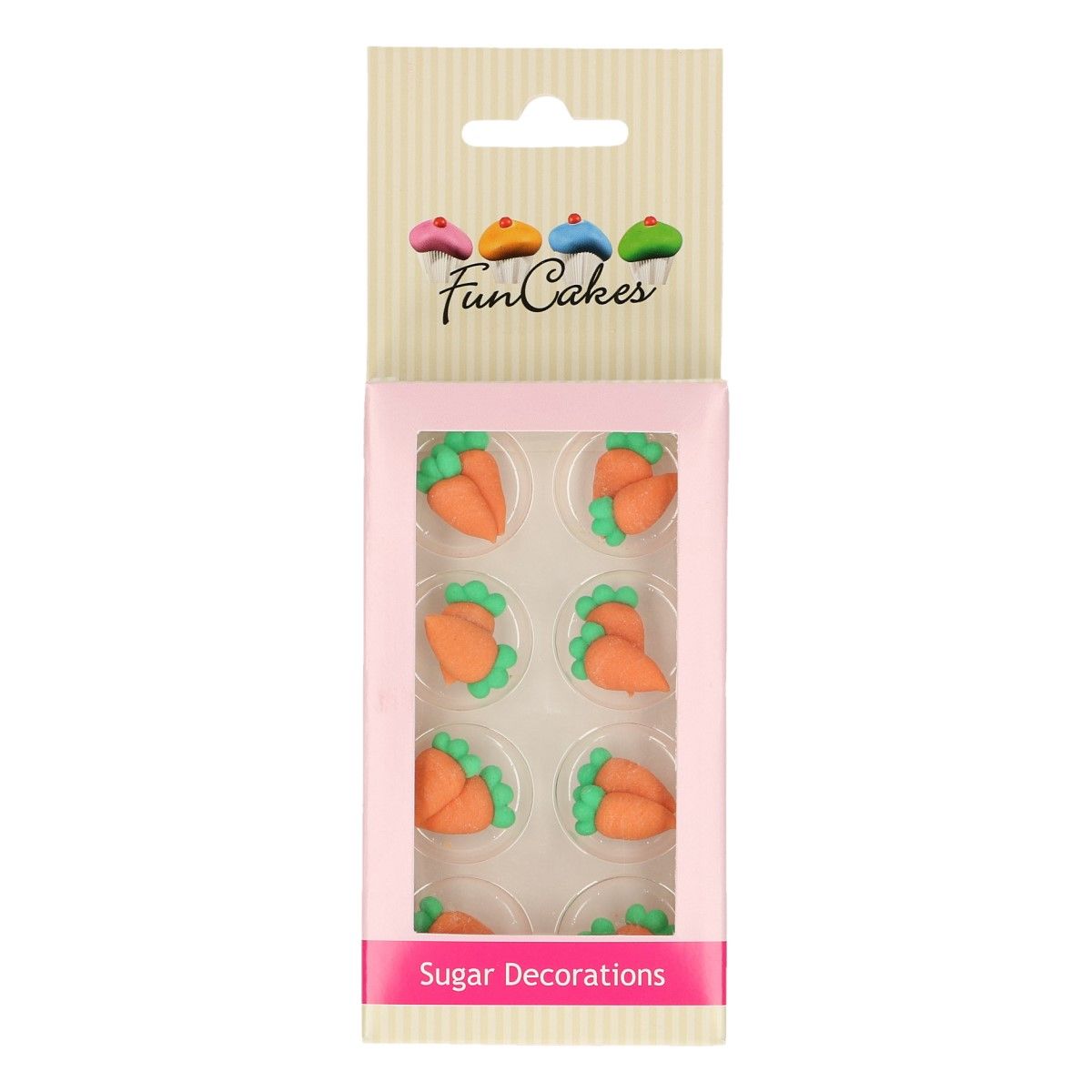 Zuckerdekoration Karotten | 16 Stück