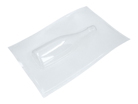 Schokolade Gussform Sektflasche 