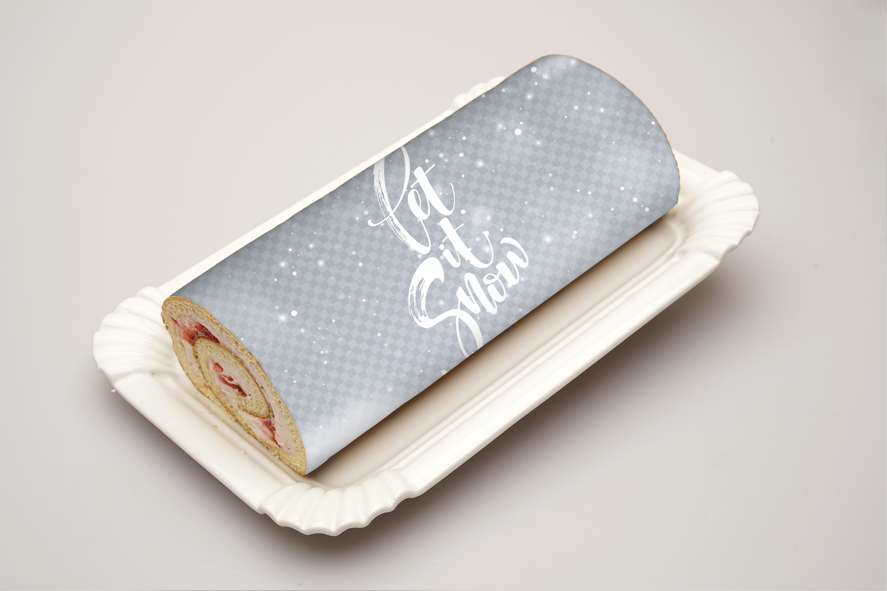 Rouladendekor Let it snow