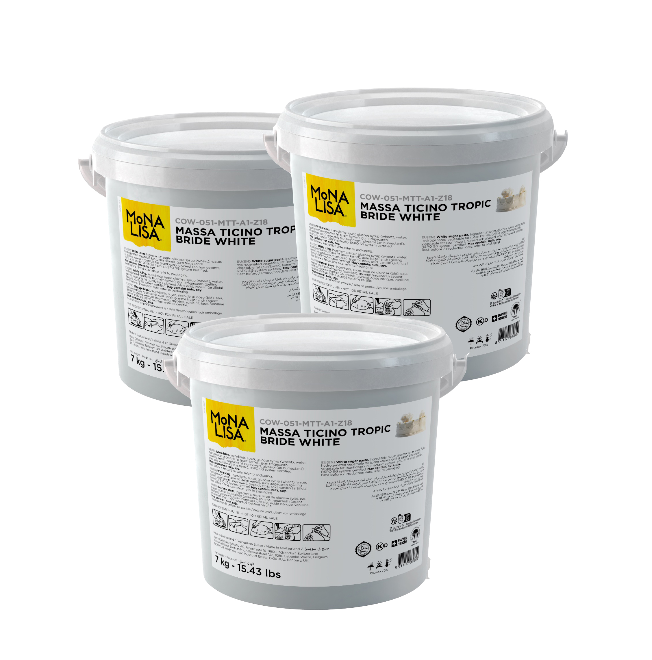 3 x Massa Ticino Tropic 7 kg Aktion