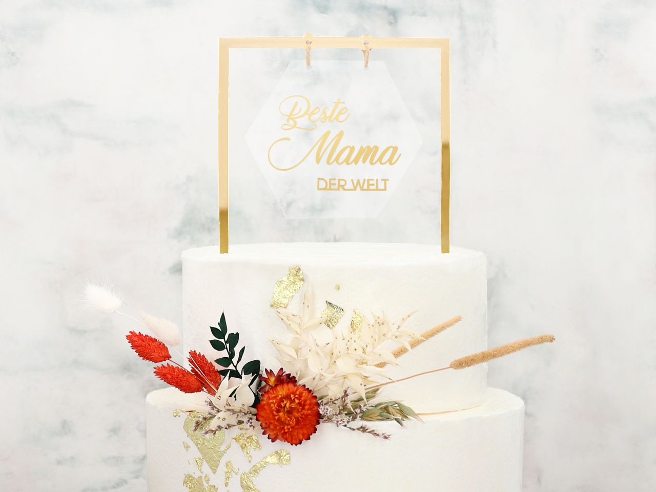 Cake Topper  Beste Mama der Welt