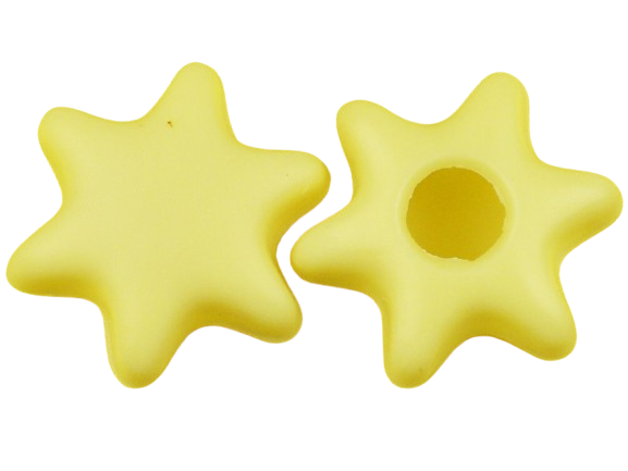 1 Folie Hohlkörper Stern Weiß