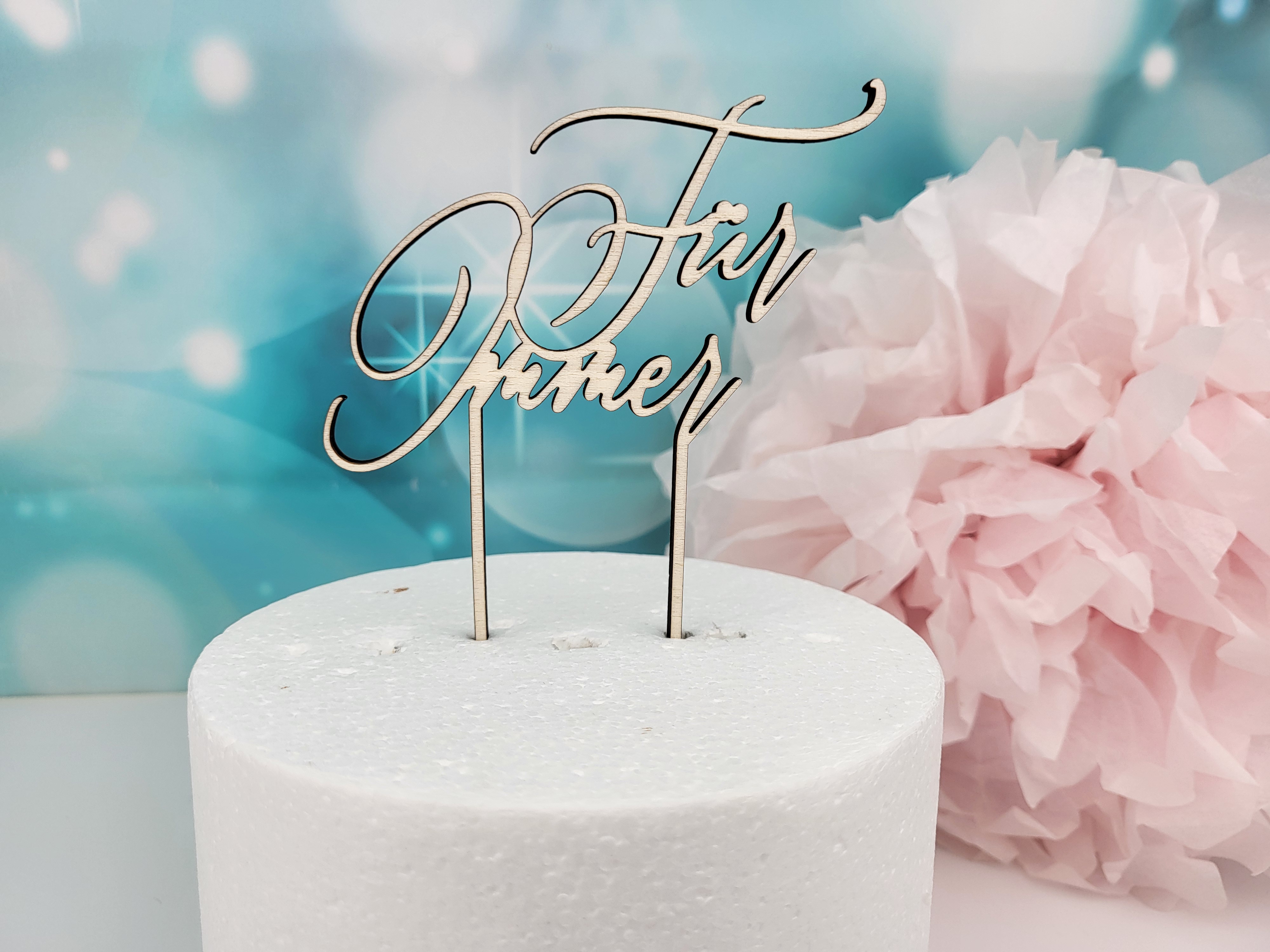 Cake Topper Für Immer 