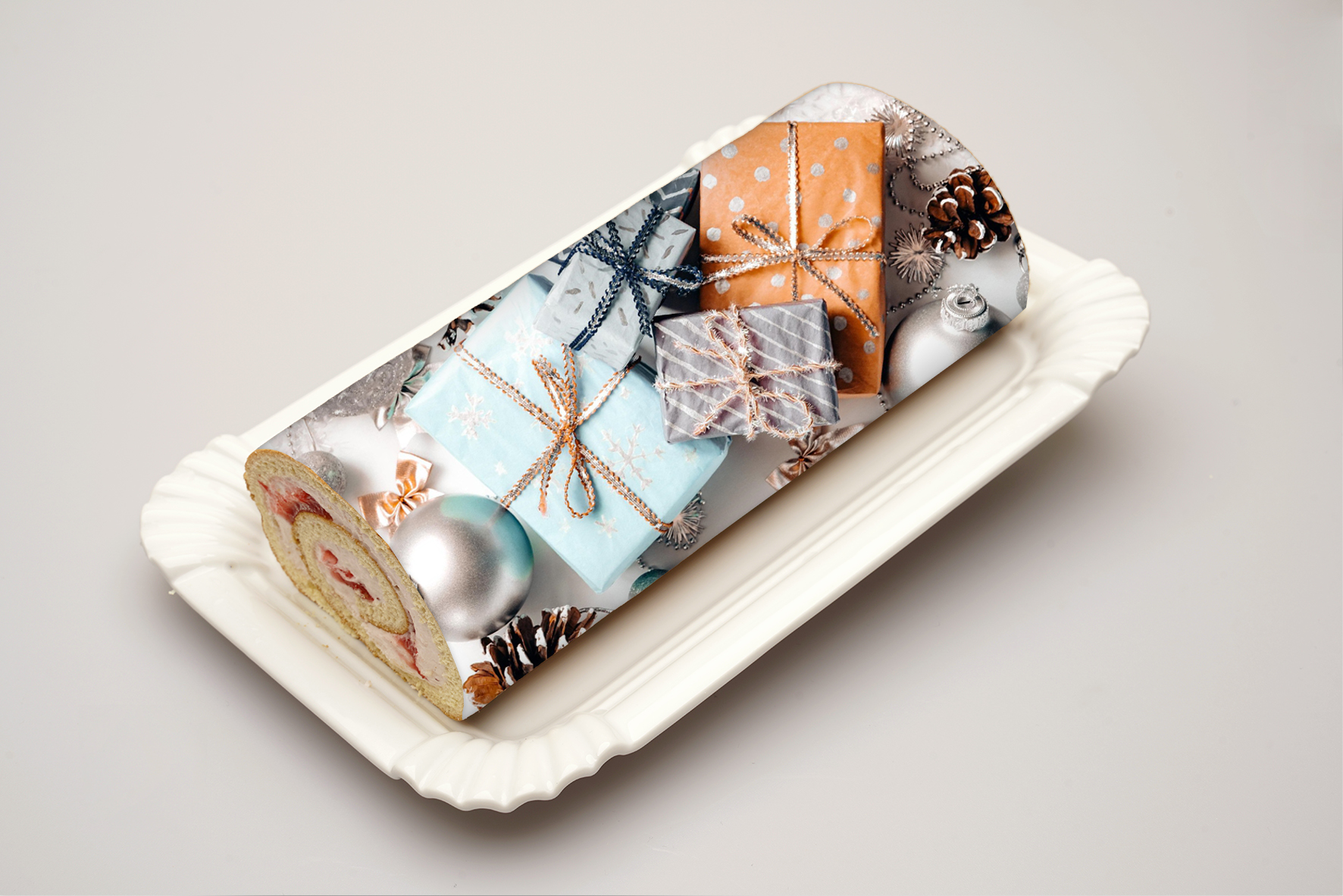 Rouladendekor Weihnachten Geschenke