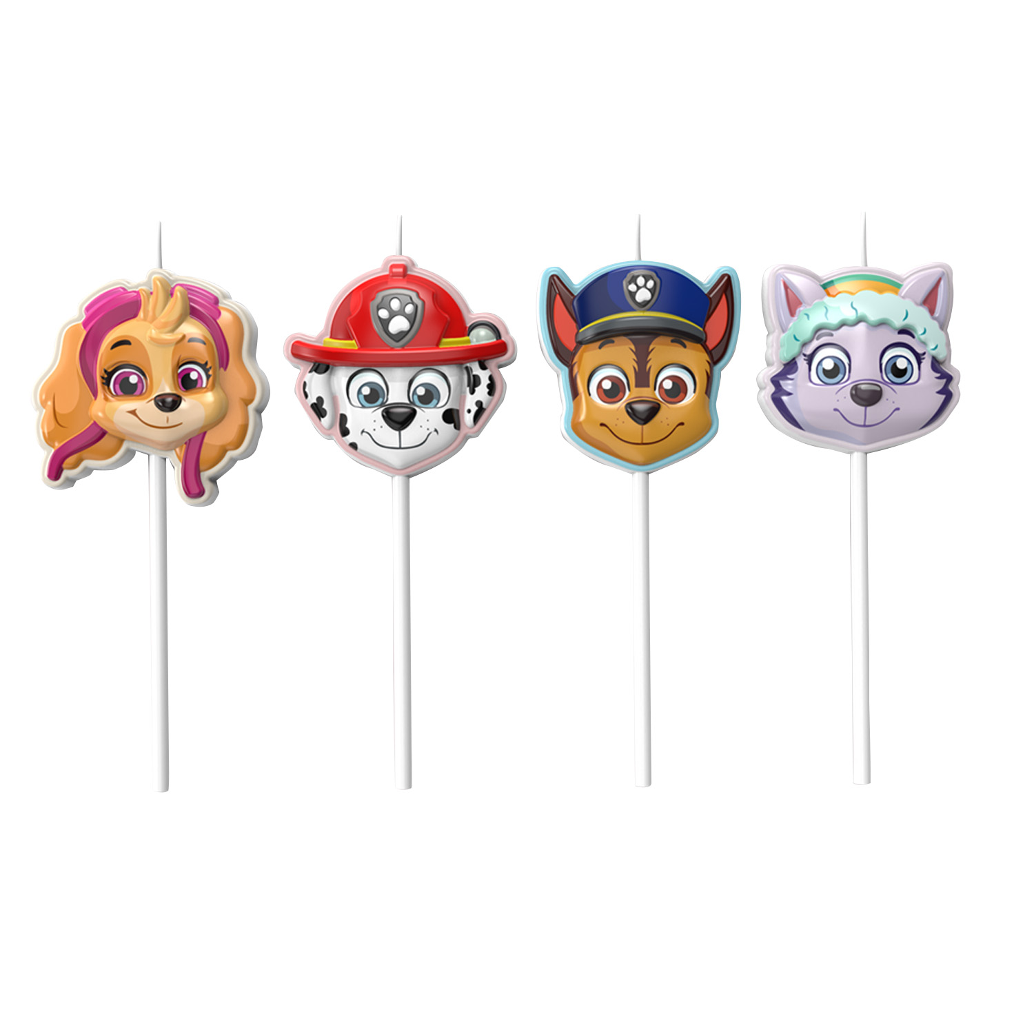 Paw Patrol Kerzen 4 Stk.