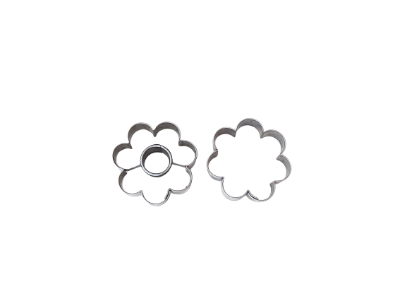 Linzer Ausstecher Blume mit Kreis 