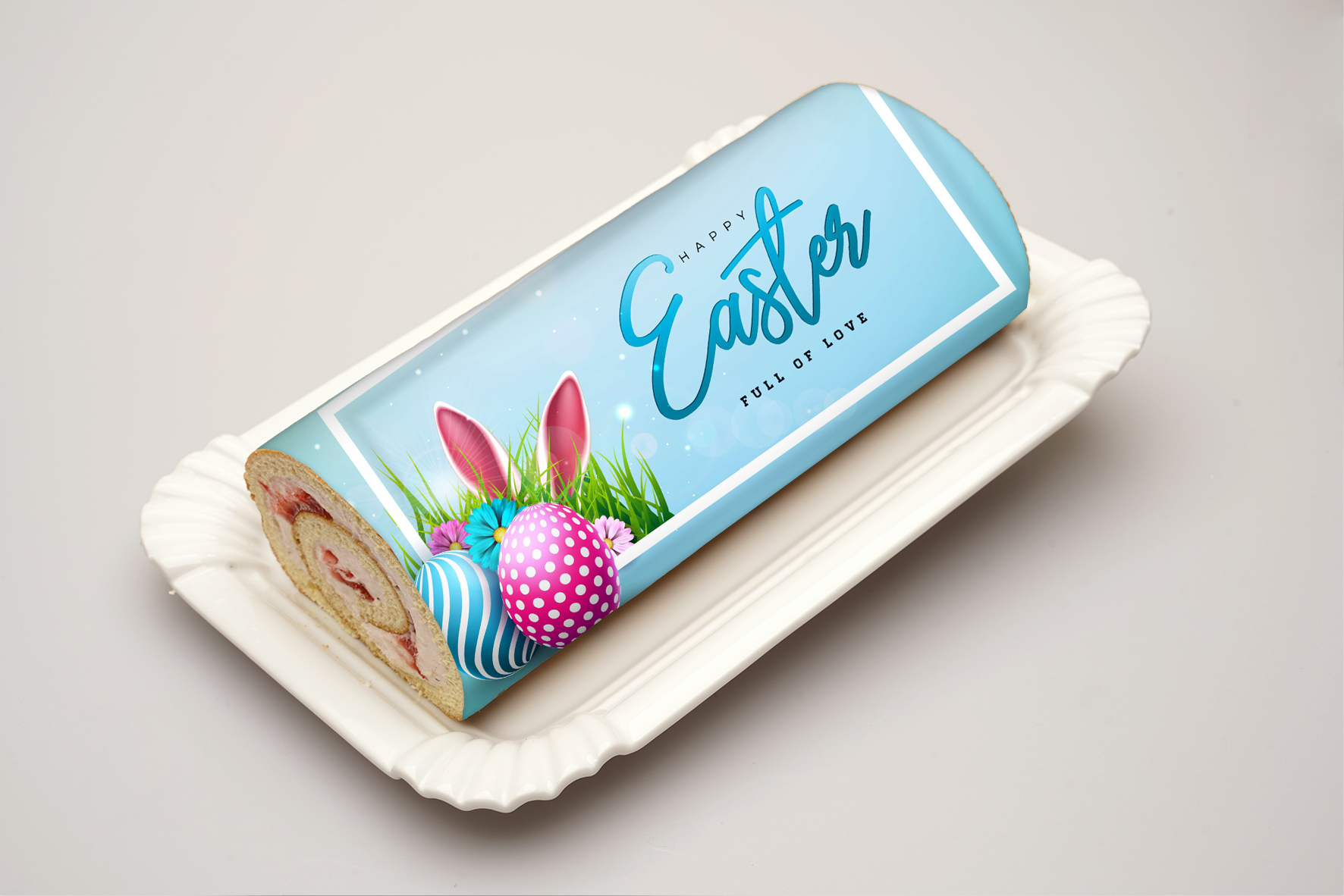 Rouladendekor Happy Easter 