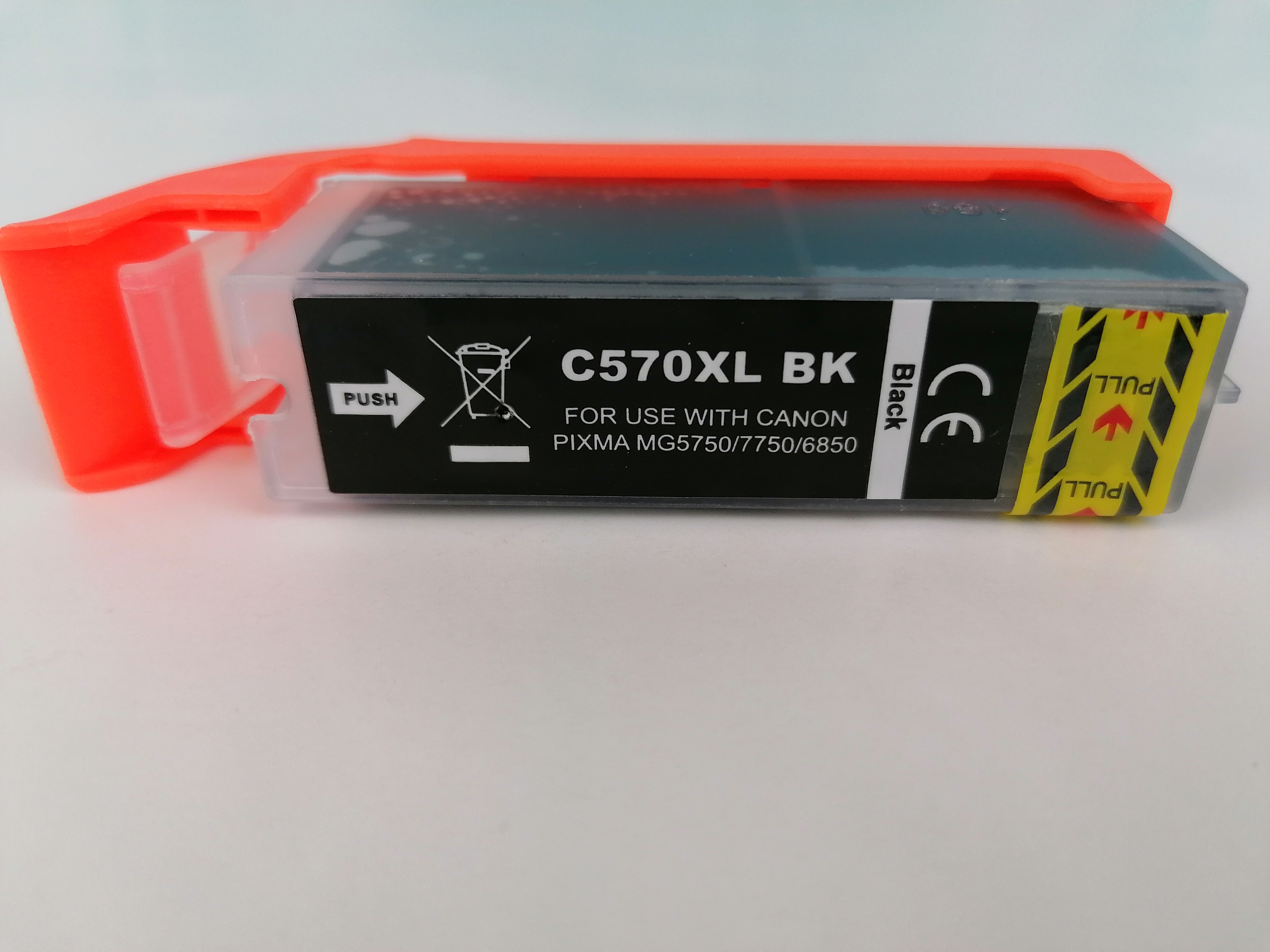 PGI-570 schwarz breit - Lebensmittelpatrone