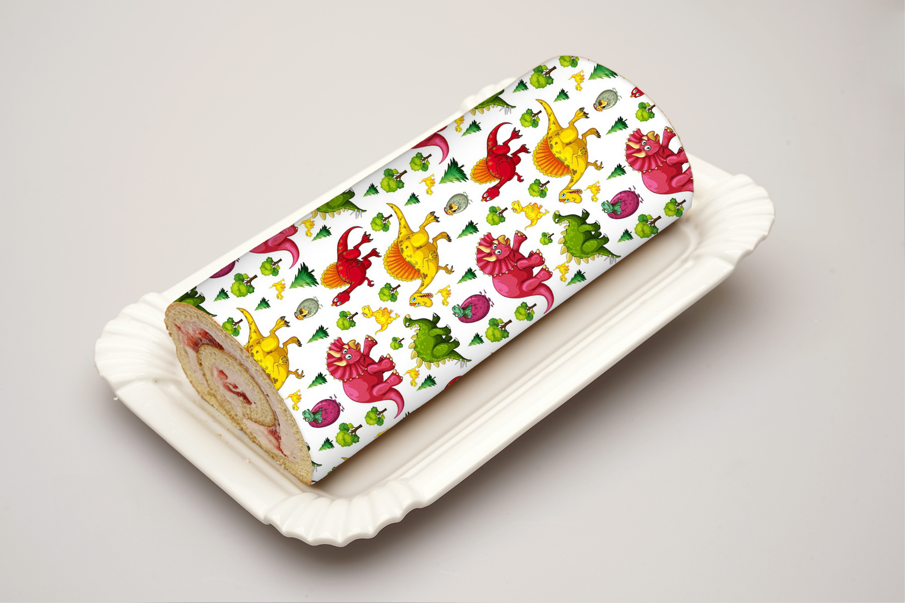 Rouladendekor Dinosaurier