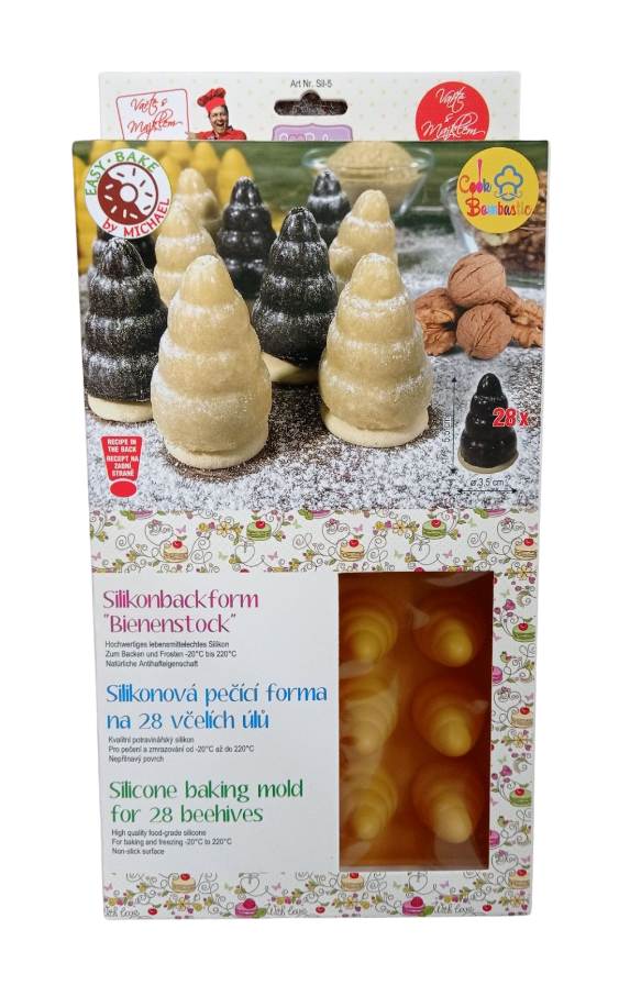 Silikonform Bienenkörbchen Backform