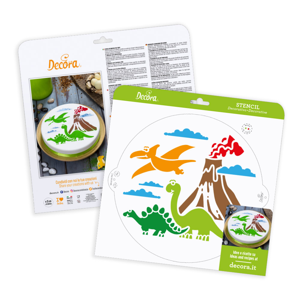 Schablone Dinosaurier