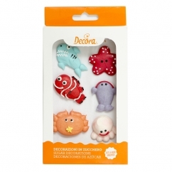 Zuckerdekoration Meerestiere