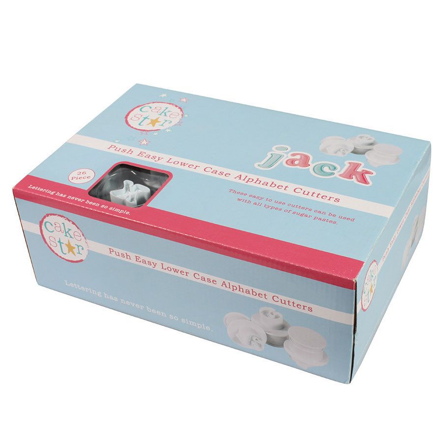 Ausstecherset ABC - Kleinbuchstaben 40mm