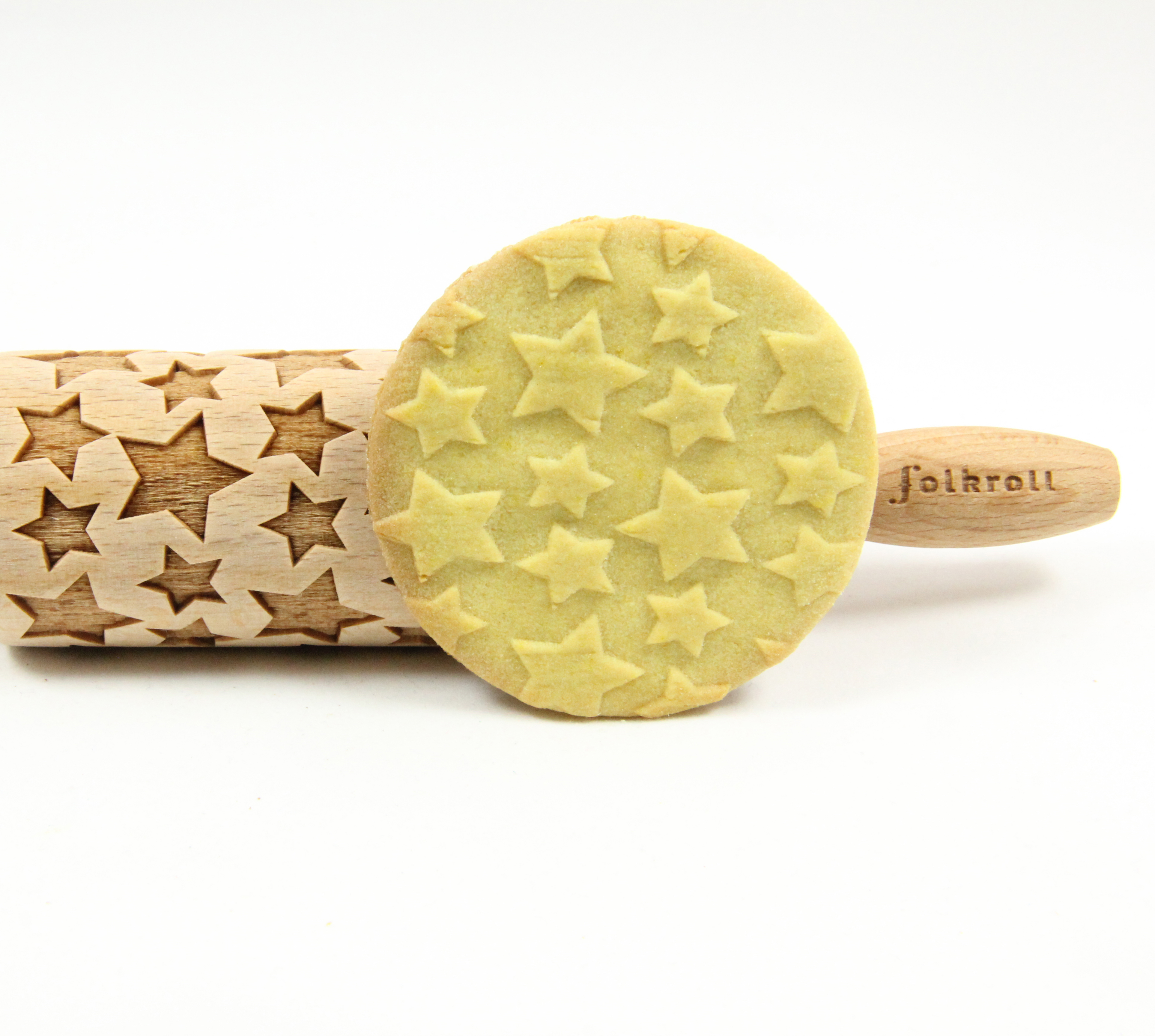 Teigrolle Sterne, Motivroller groß