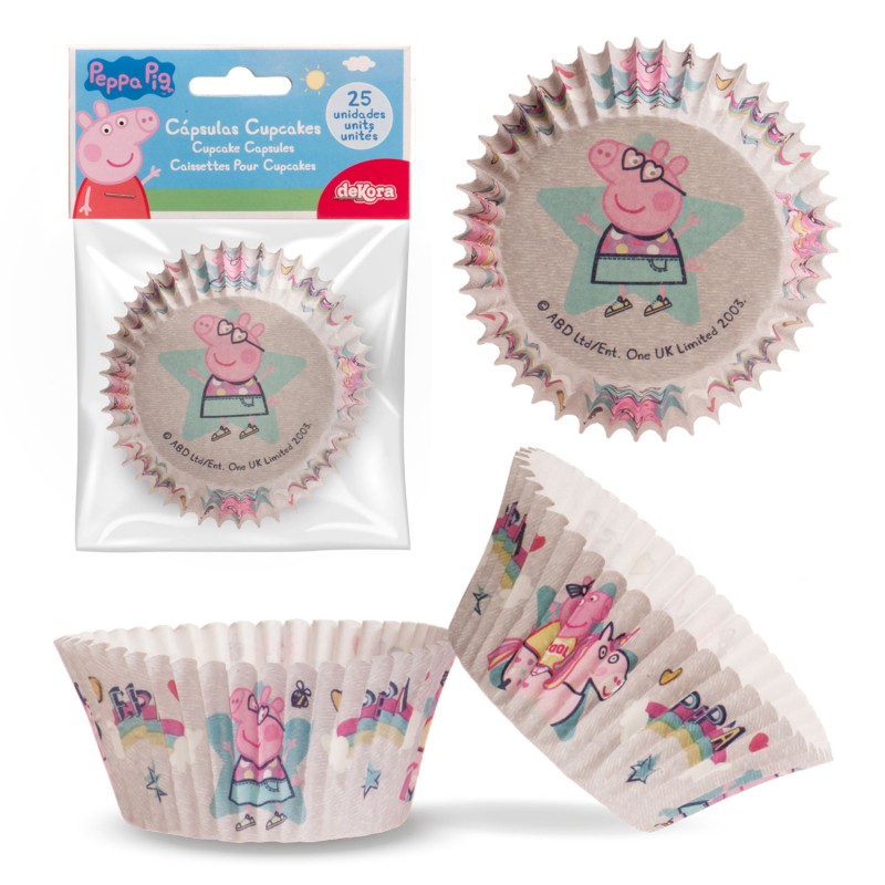 Cupcake Papier Förmchen Peppa Wutz | Ø 5 cm