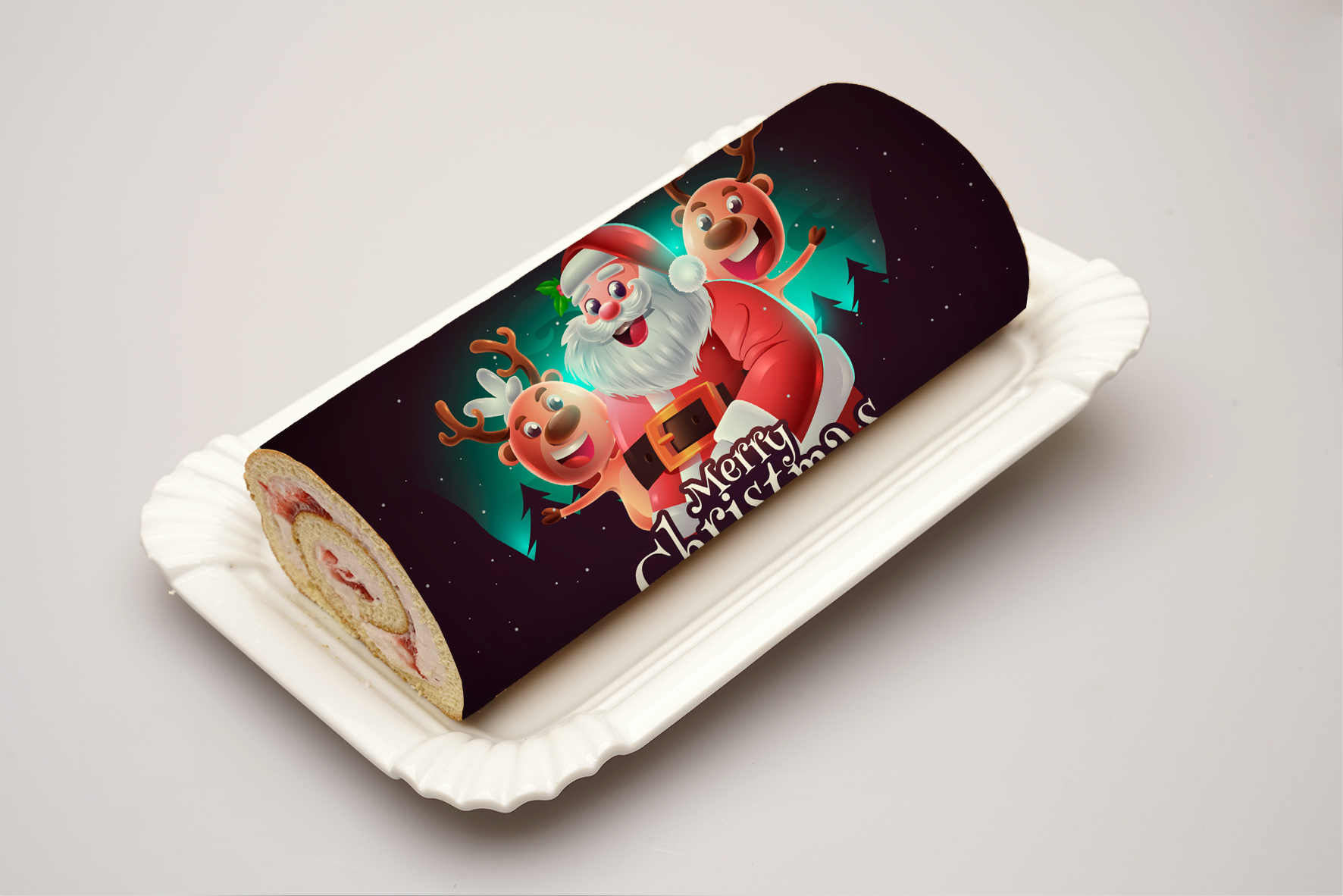 Rouladendekor Santa Claus