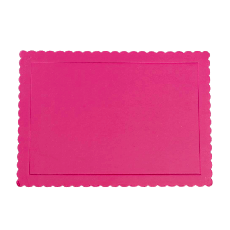 Tortenplatte fuchsia 25 x 35 mm, 3 mm stark