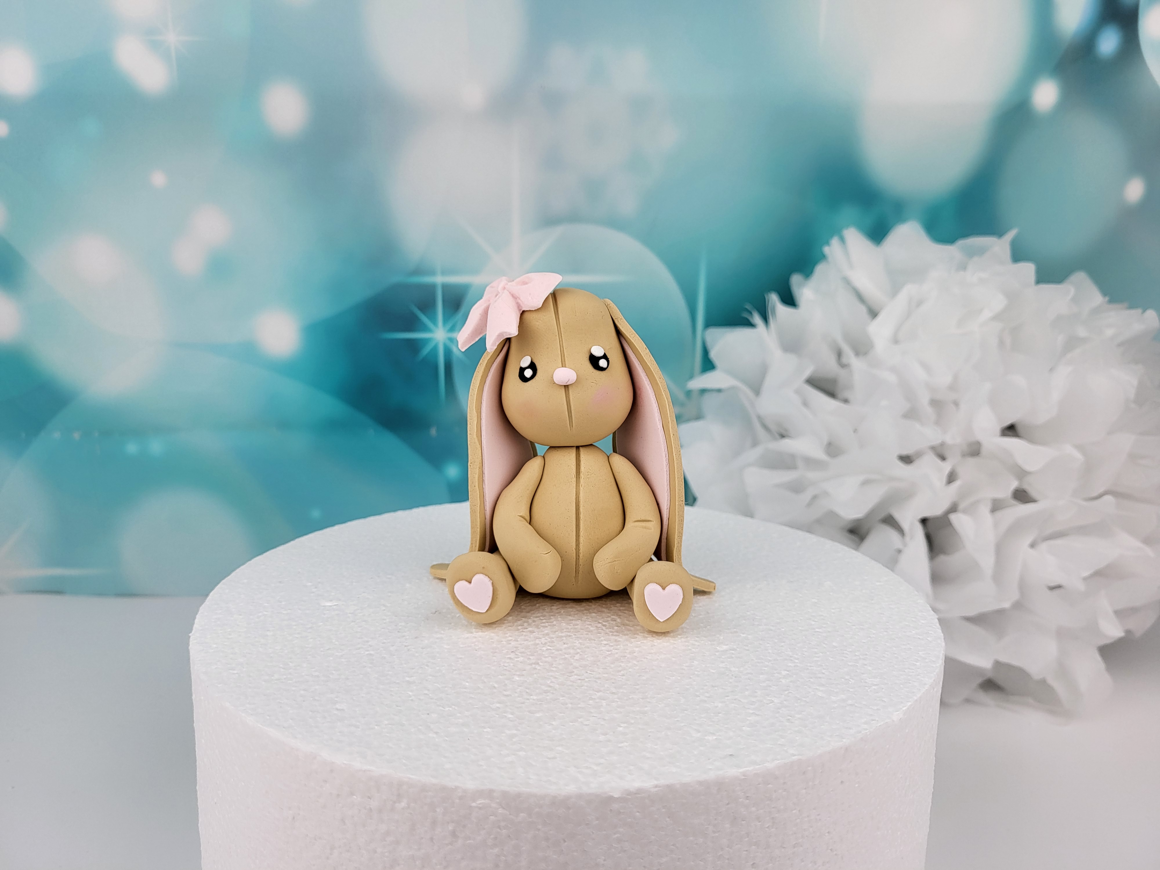 Hasenmädchen braun aus Zuckermasse