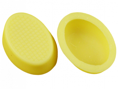 Pralinen-Hohlkörper – Oval Schale Weiß