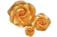 Zuckerdekoration Set Rose gold 3 Stk.