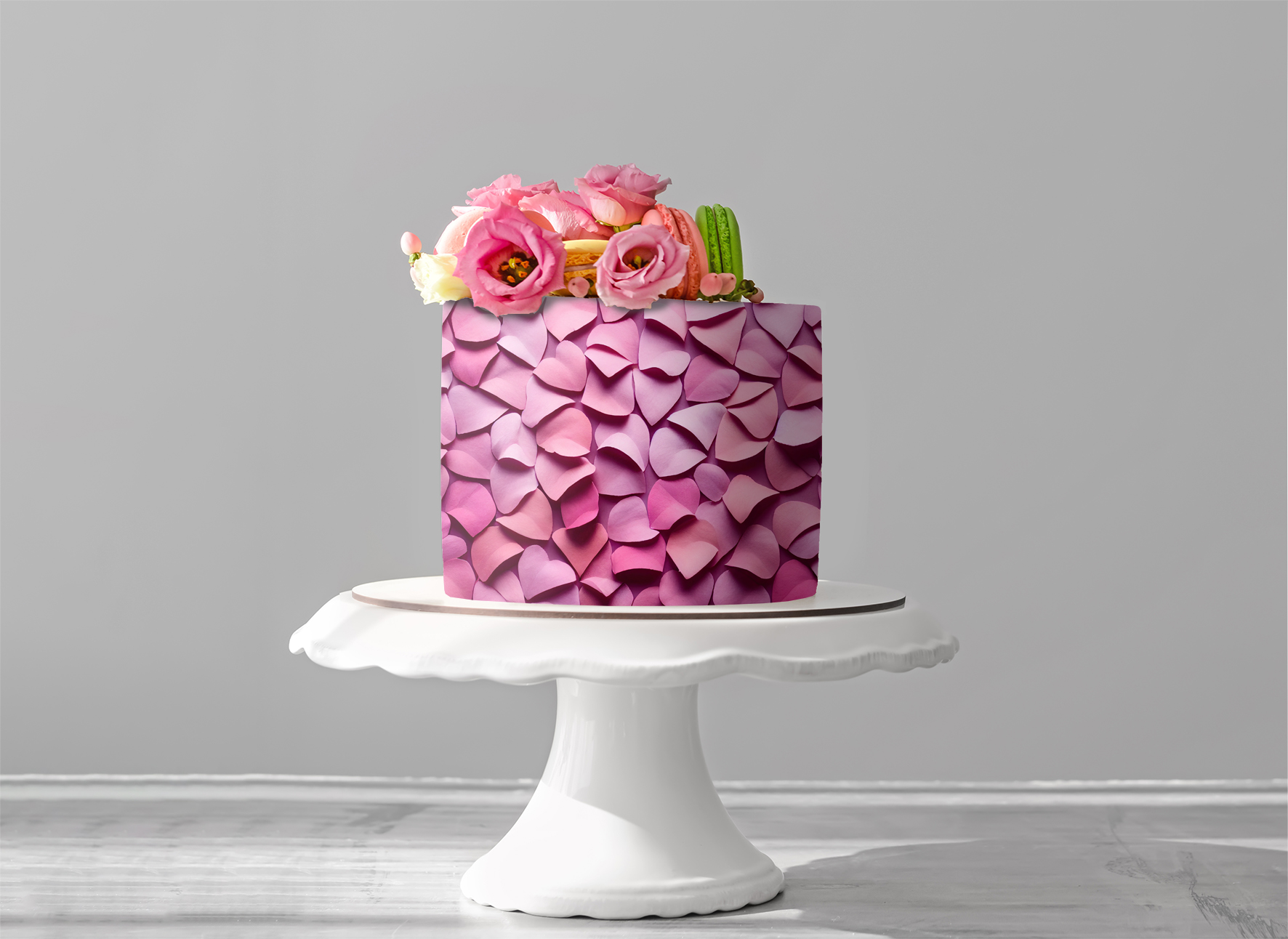 Deko Fondant Rosenblätter