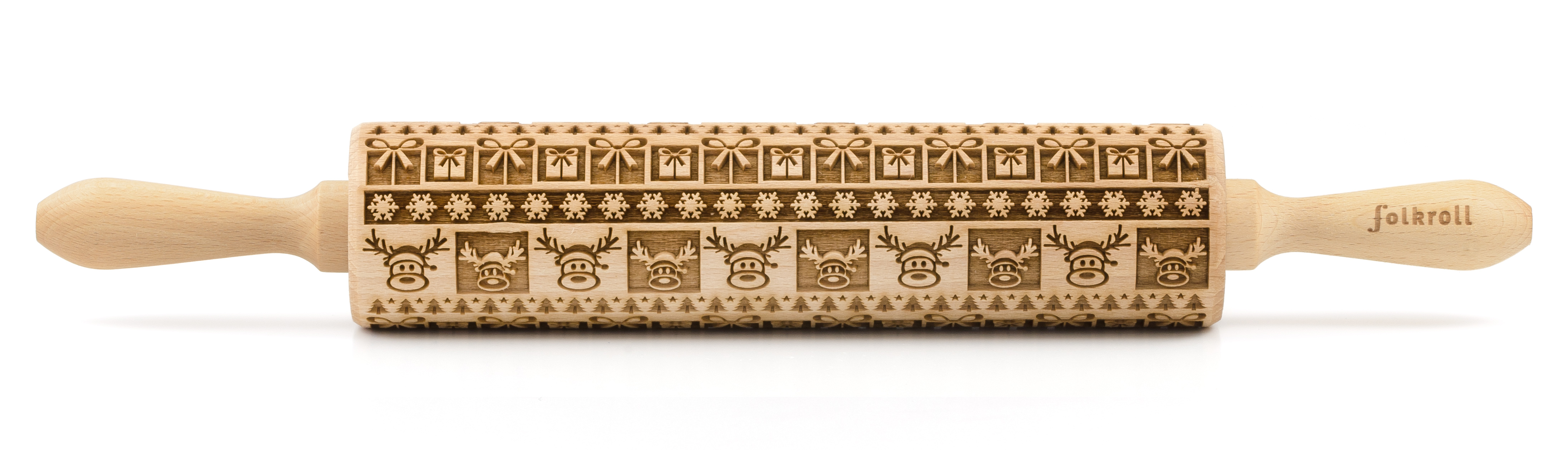 Teigrolle Christmas Joy, Motivroller groß