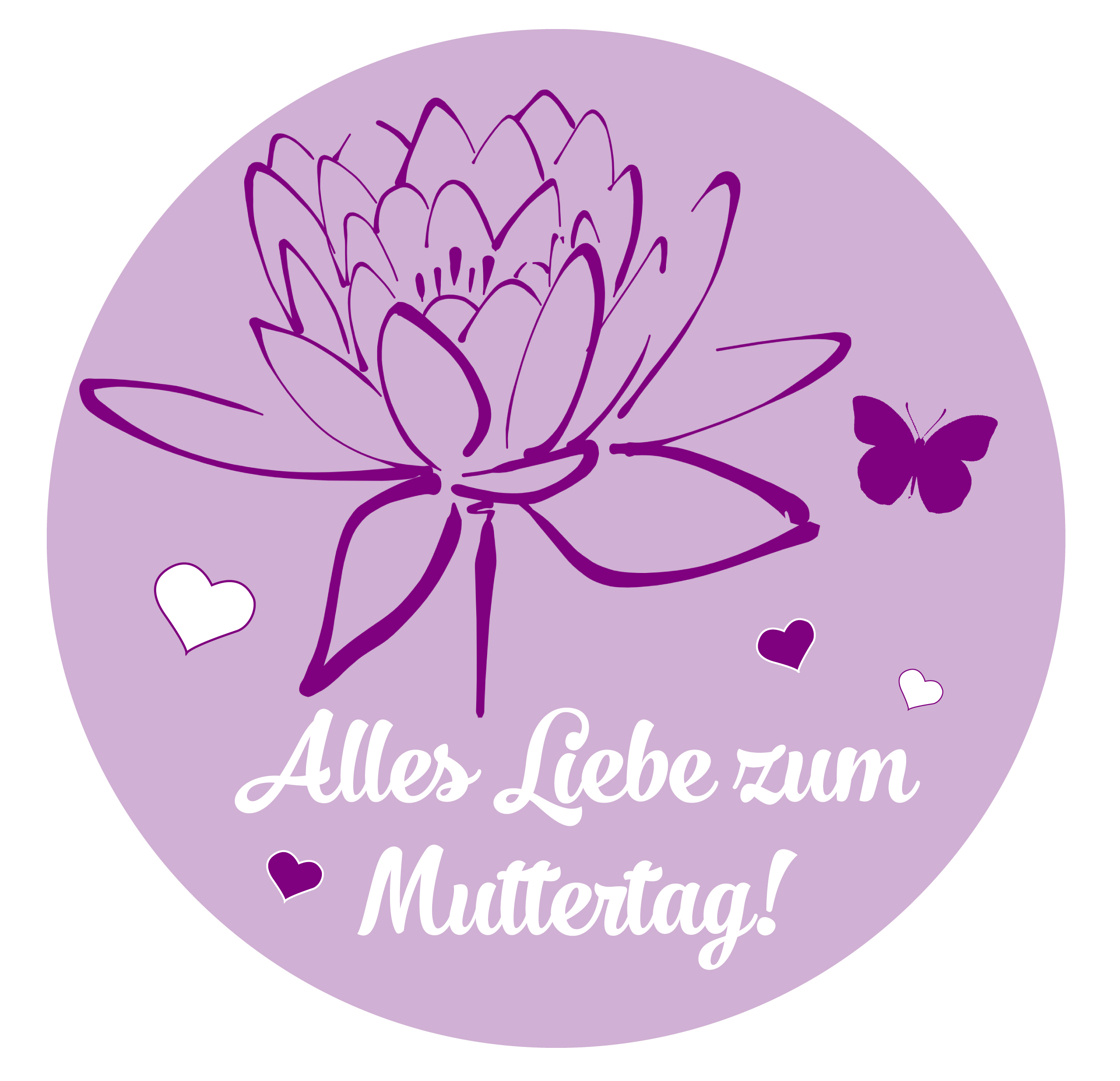 Tortenaufleger Muttertag