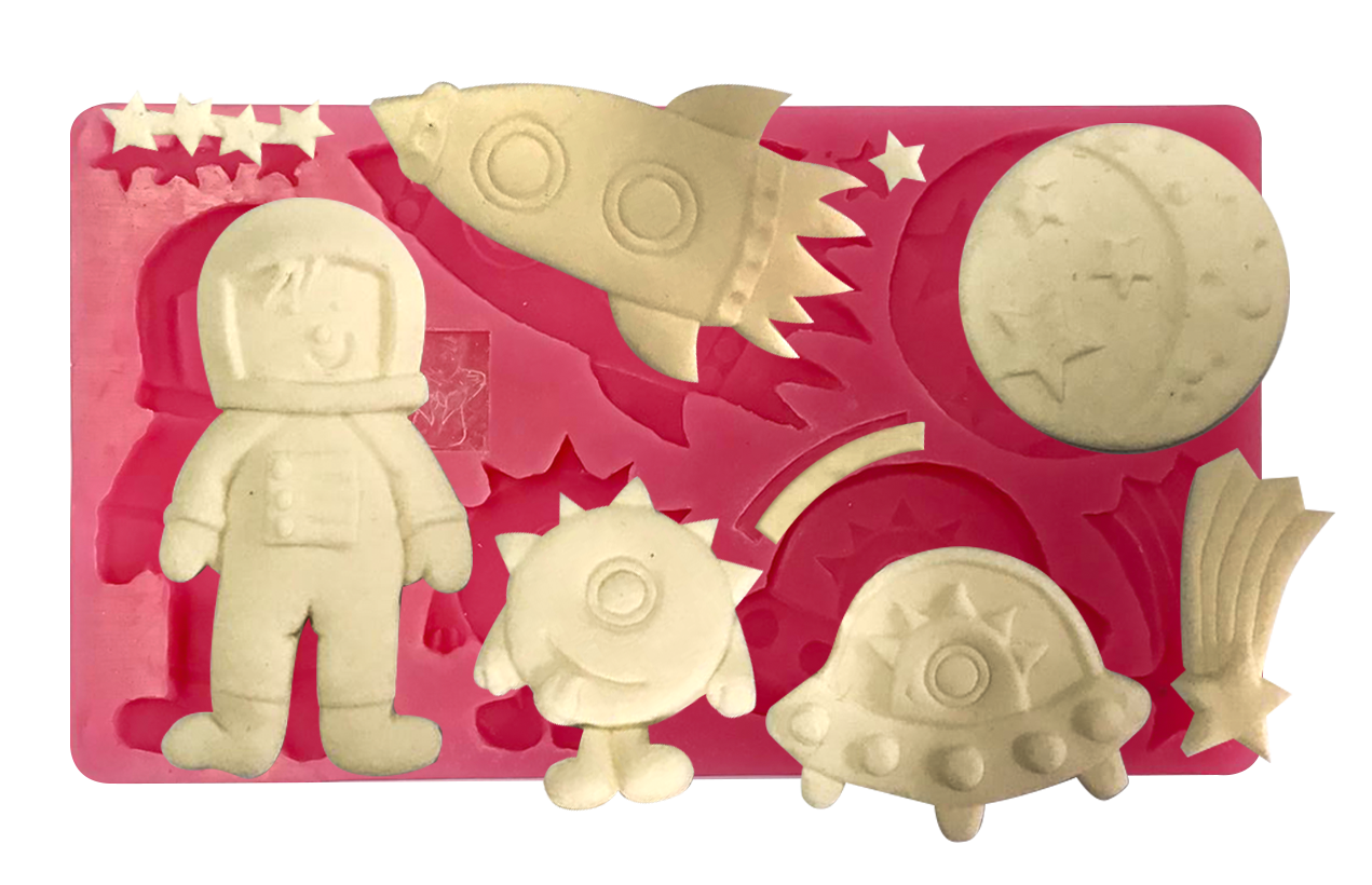 Silikonform Astronaut Weltraum