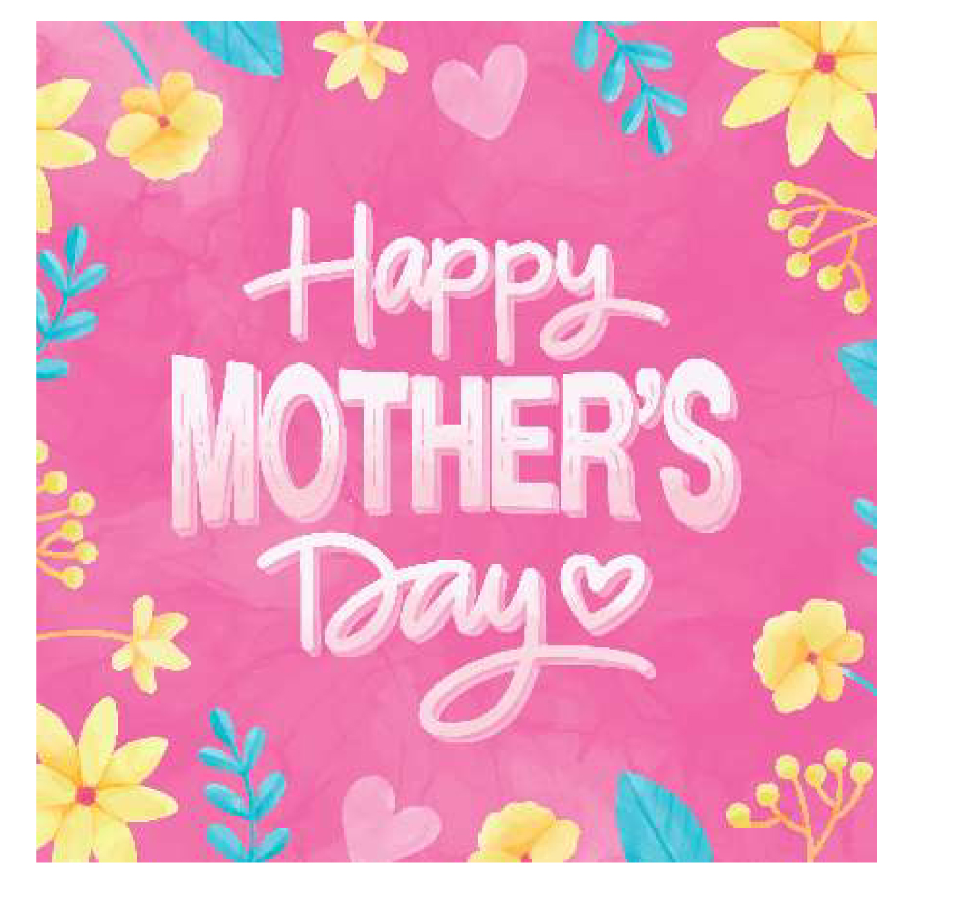 Petit Four / Punschkrapfen  Aufleger Muttertag