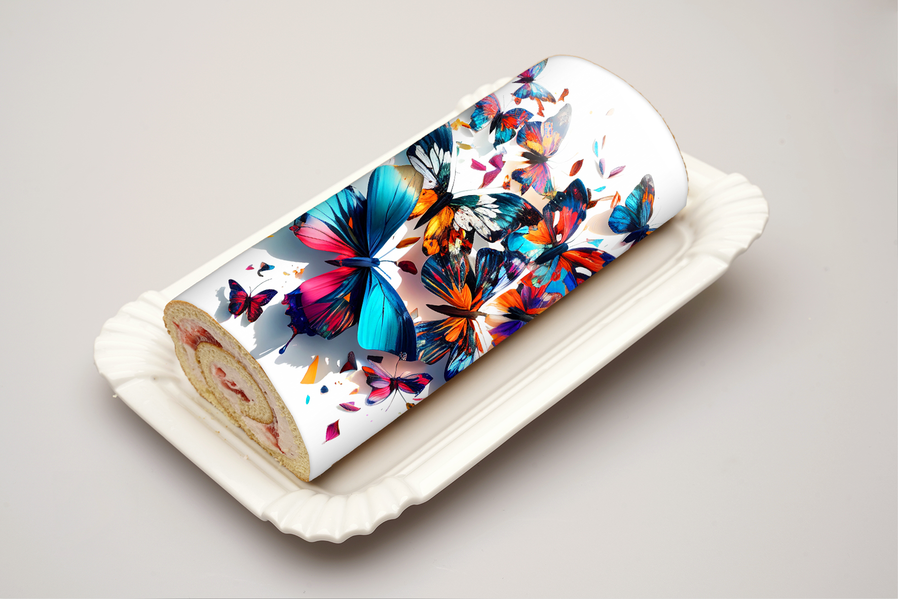 Rouladendekor Schmetterling