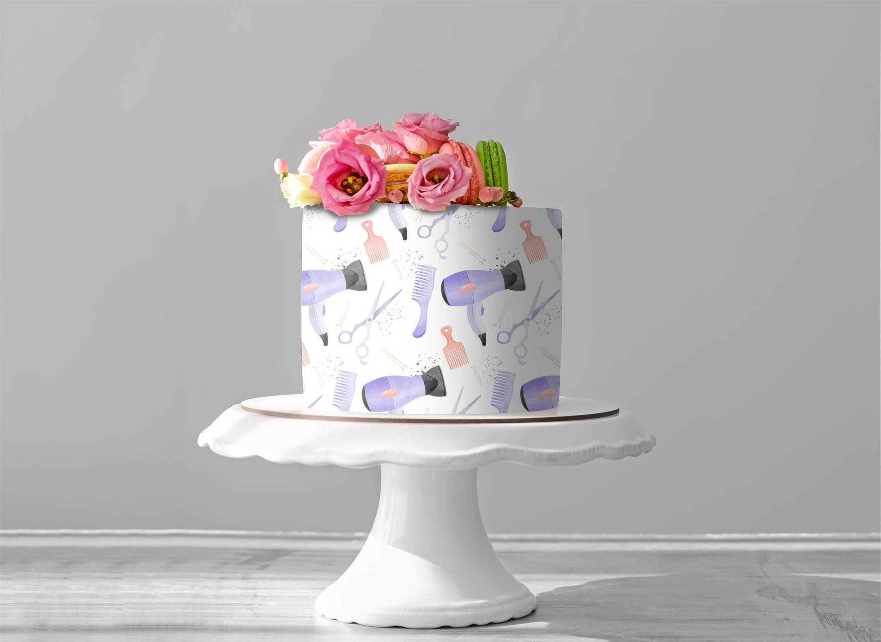 Deko Fondant  Frisör