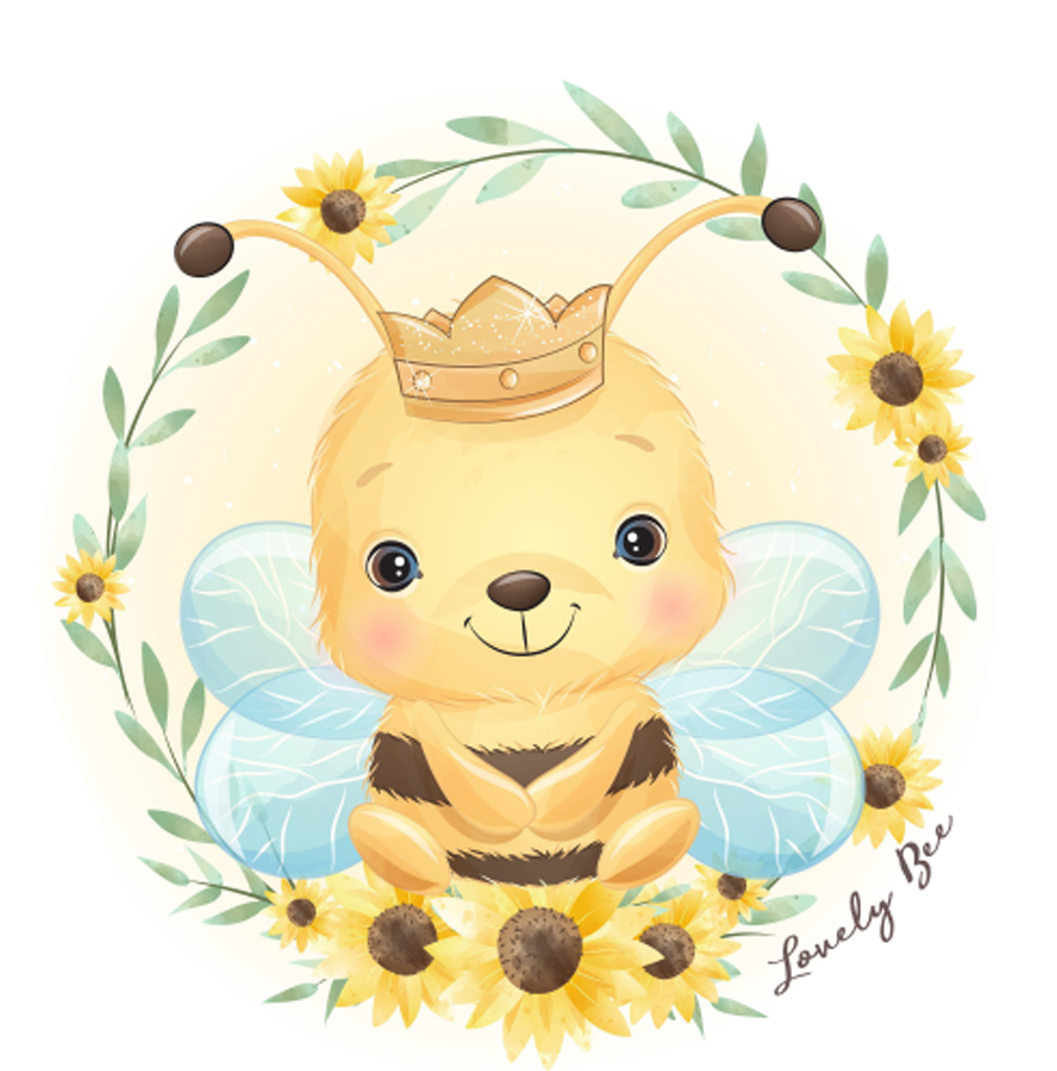 Muffinaufleger Biene