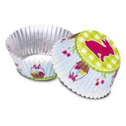 Papier-Backförmchen Osterhäschen
