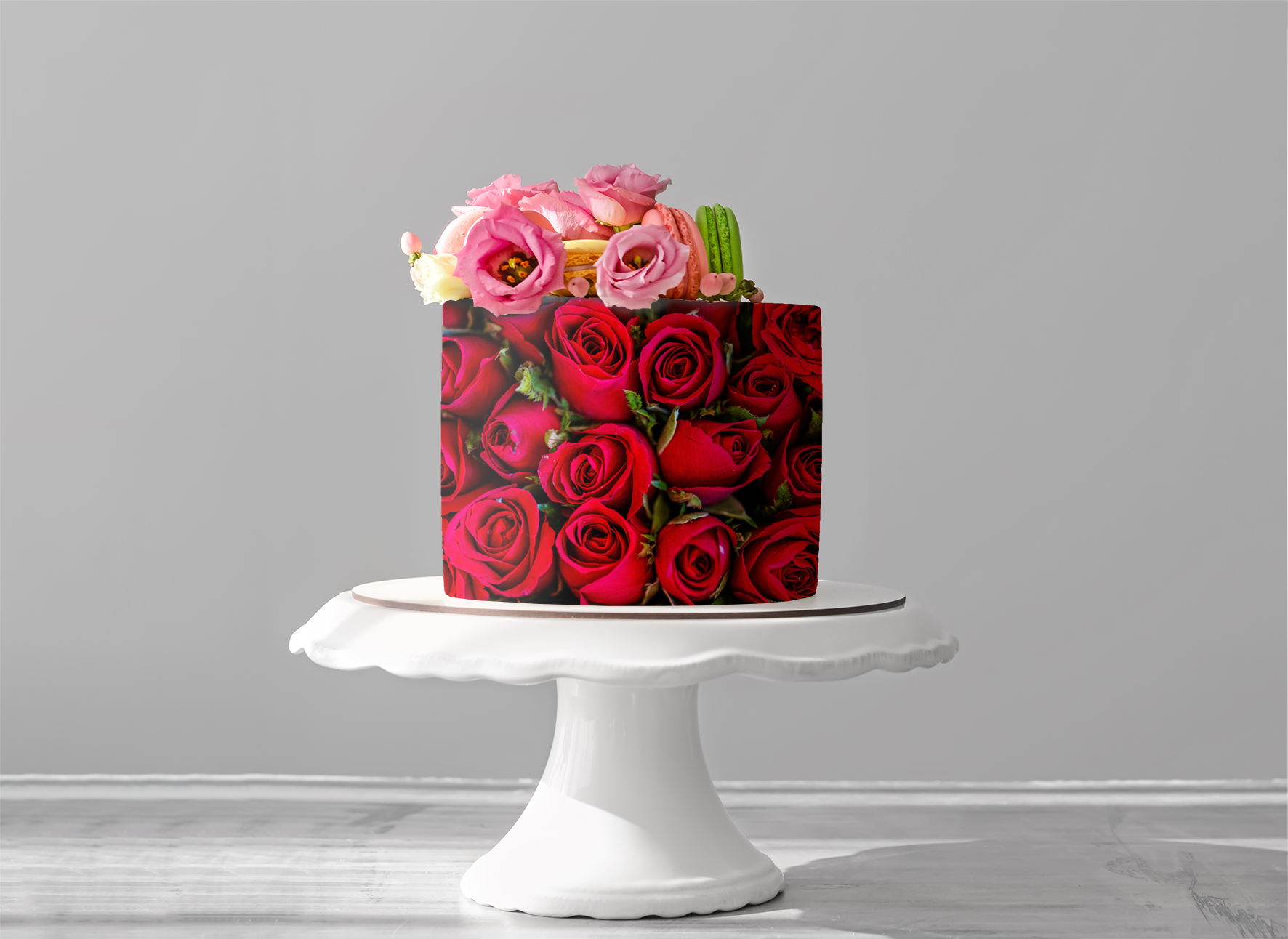 Deko Fondant rote Rose