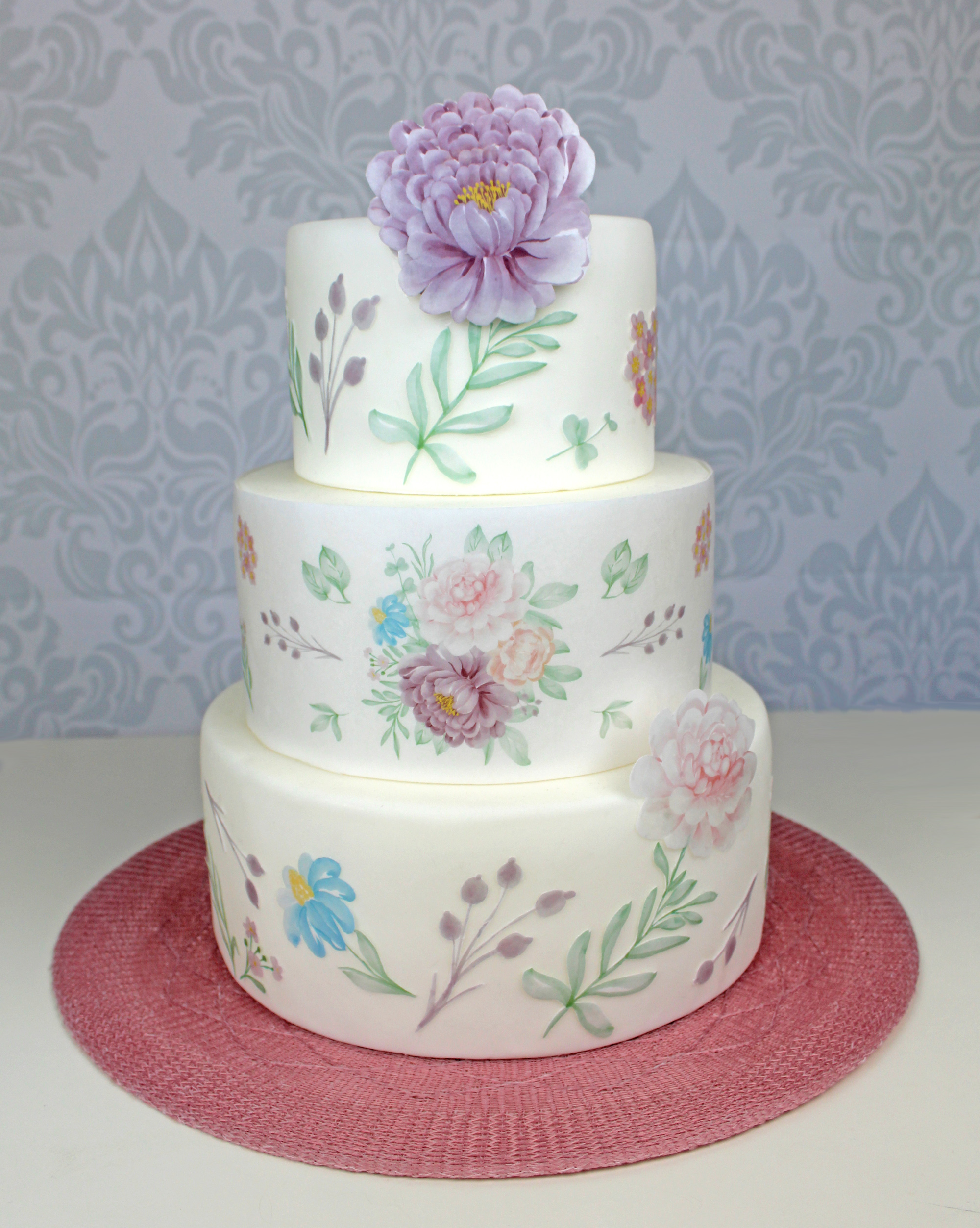 Wafer Paper Set Blumen für mehrstöckige Torten | 4-tlg.