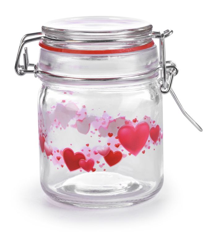 Dessertglas mit Herz Aufdruck