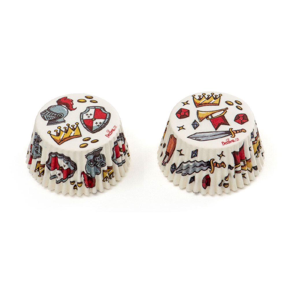 Muffinförmchen Cupcakeförmchen Ritter