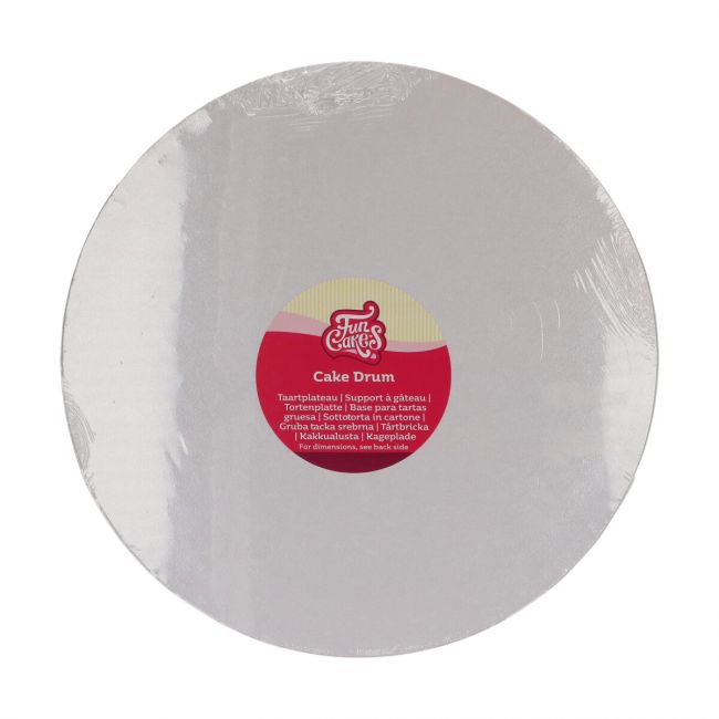 Tortenplatte rund weiß 30,5 cm, 12 mm dick