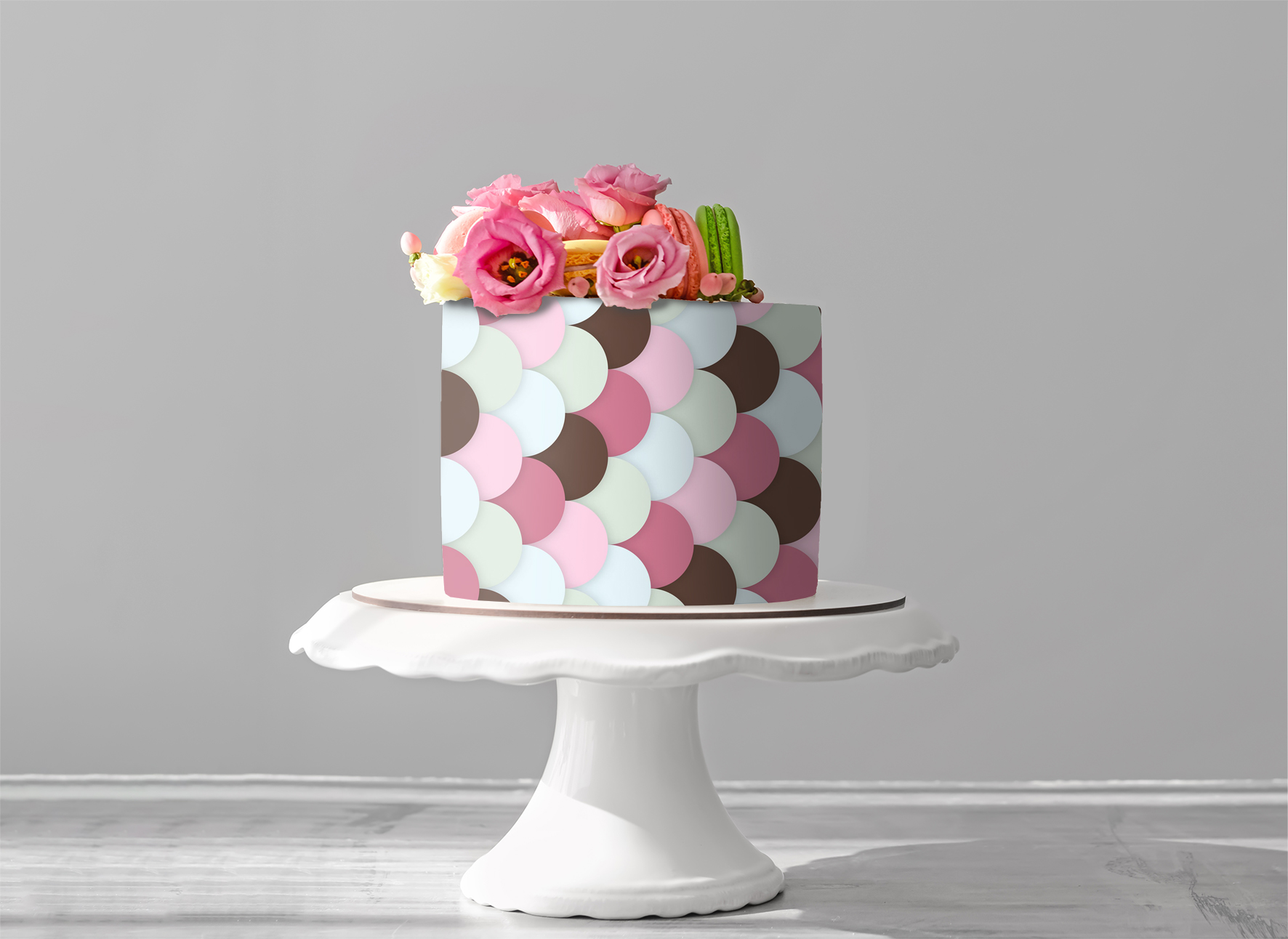 Deko Fondant Schuppen