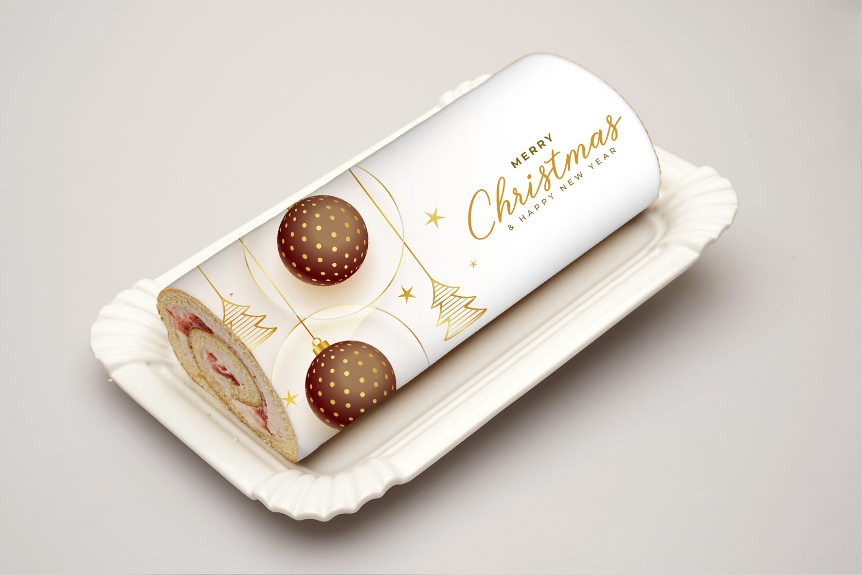 Rouladendekor Weihnachten