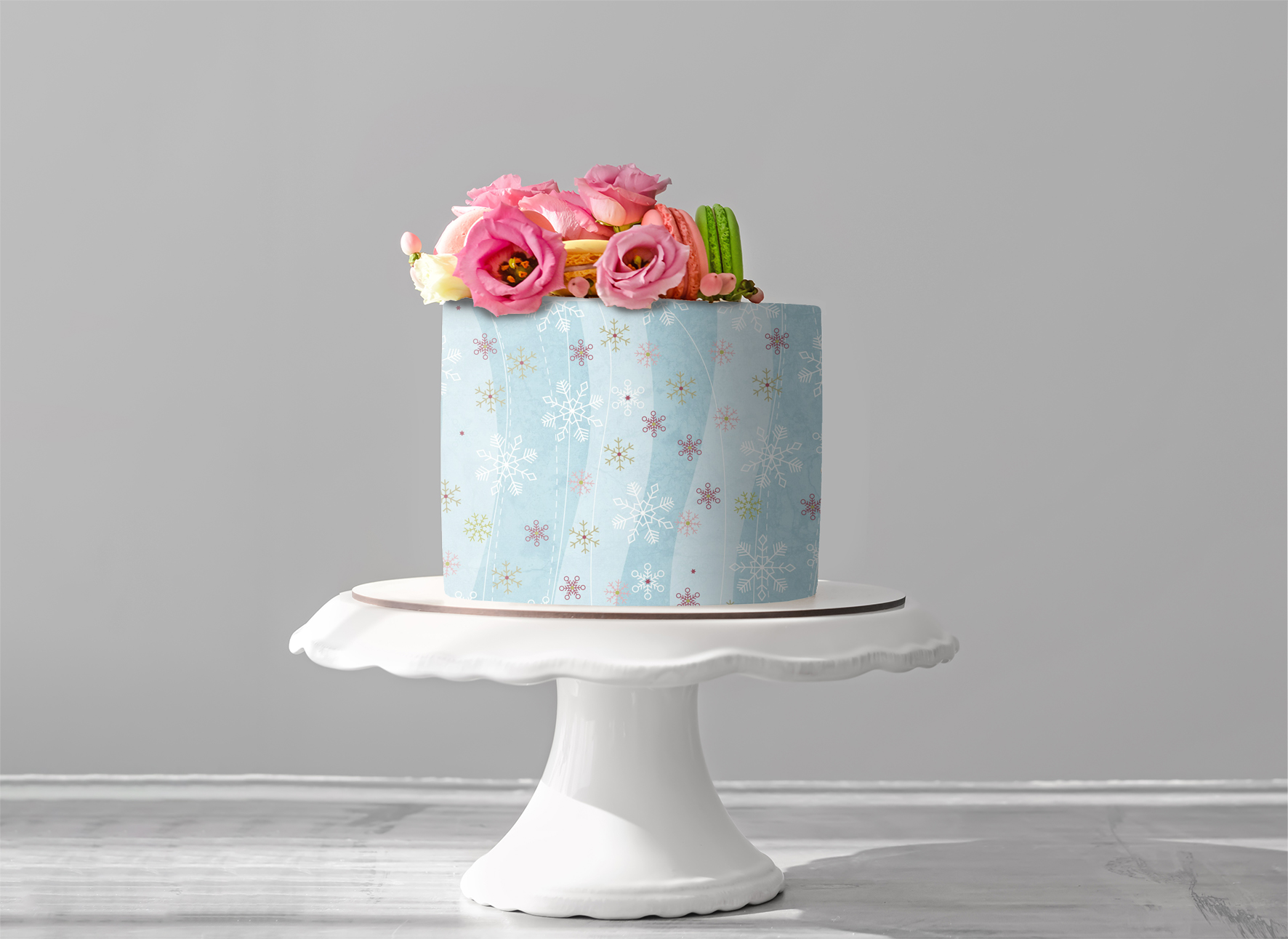 Deko Fondant | Schnee Eisprinzessin