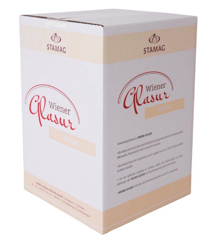 Wiener Glasur weiß Stamag 5kg RSPO SG
