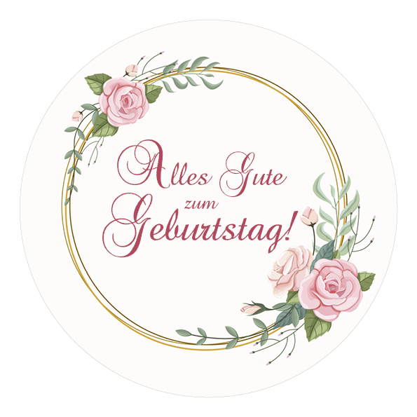 Tortenbild Geburtstag Oblate 19 cm