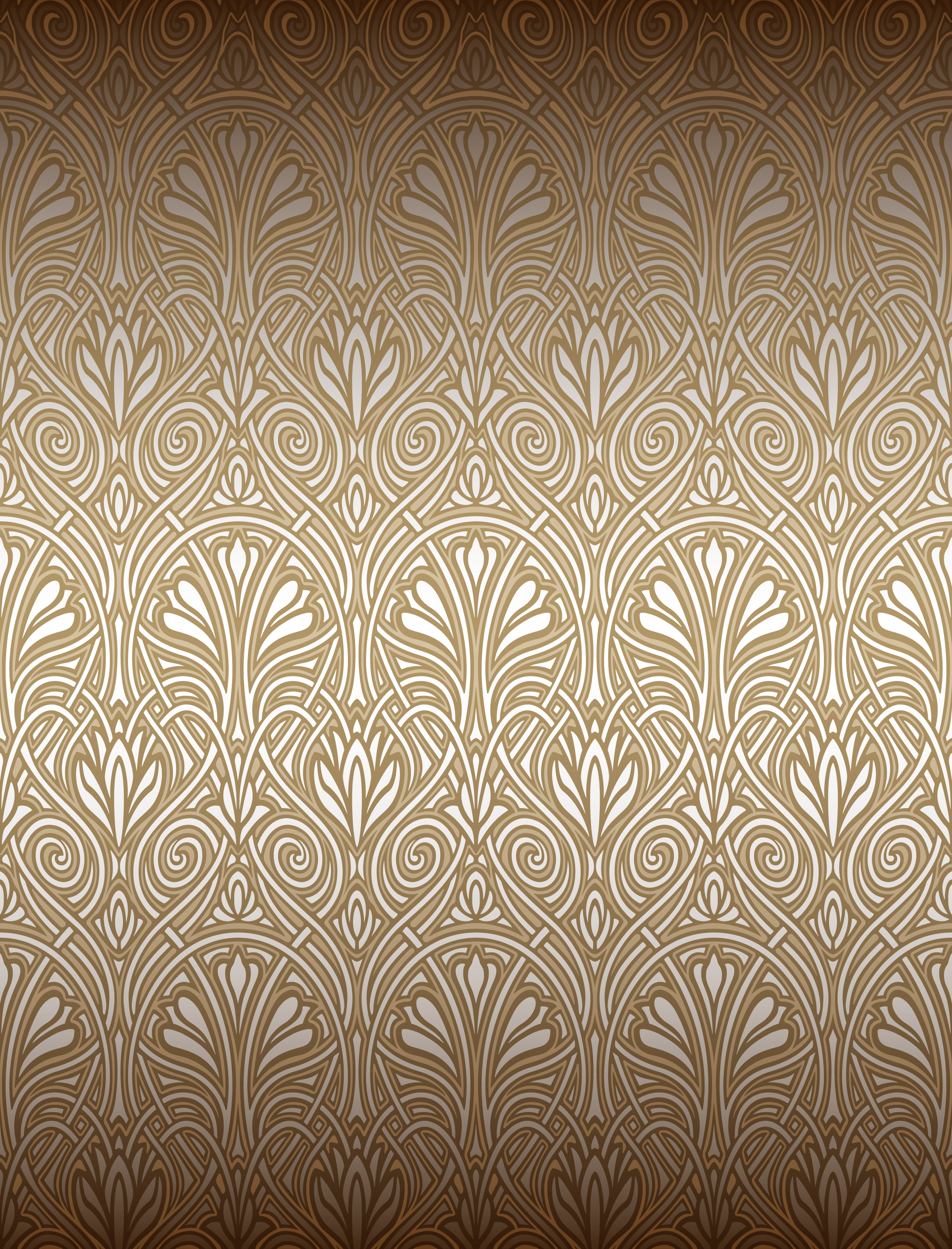 Tortenband braune Blumen