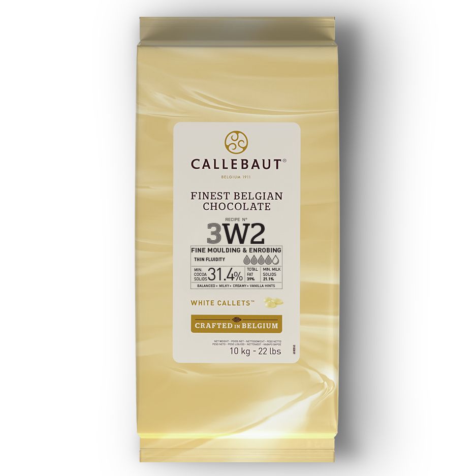 Callebaut Chocolate Callets -White-W2 10 kg 31,4%  weiße Schokolade
